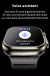 Novo relógio inteligente ultra series 8 nfc smartwatch de carregamento sem fio - studio 44