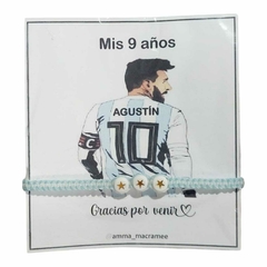 Banner de la categoría Pulseras/tobillera de argentina pack x10 u