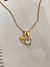 Colar Cristal com Mini Rosa Ouro na internet