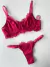 Conjunto Betina Pink sem bojo calcinha de regulagem