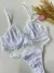 Conjunto Betina Branco sem bojo calcinha de regulagem