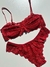 Conjunto Elisa vermelho sem bojo com aro - comprar online