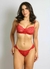 Conjunto Elisa vermelho sem bojo com aro na internet