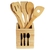 Porta talheres garfo faca colher utensilio de cozinha madeira pinus envernizada com aplique 15x12cm mesa - comprar online