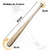 Kit 2 Tacos de Baseball Bastão Madeira Maciça 65cm Decorativo Colecionador Fantasia Cosplay Festa Halloween - La Nacasa Utilidades