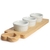 Kit Petiscos Porções Ramequins 50ml Porcelana Tabua Madeira - La Nacasa Utilidades