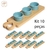 Kit 10 Petiscos Molheira Coração Ramequins 50ml Porcelana - La Nacasa Utilidades