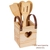 Porta talher e utensilios de cozinha comalça de couro + porta guardanapos madeira mesa posta - comprar online