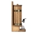 Pingometro Barril Rustico Madeira 1 Lt Parede + Roleta Drink