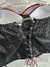 Cropped Corselet Brilho Tomara Que Caia com Amarração Atrás - Closet da Dioh