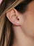 Mini ear cuff cravejado prata - comprar online