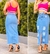 Saia jeans luxo