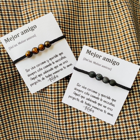 Pulseras para “Mejor Amigo”