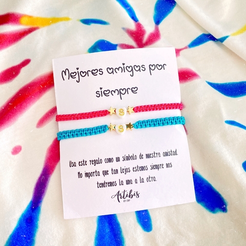 Pulseras “Iniciales Estrellas”