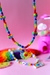 Murakami and Rainbow Necklace on internet