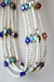 Turkish eyes and pearls necklace - buy online