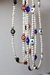 Turkish eyes and pearls necklace - Artibis