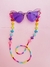 Colorful hearts glasses holder