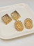 Textured earrings
