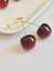 Red cherry earrings