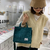 bolsa de ombro de mão de lona feminina casual