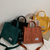 bolsa de ombro de mão de lona feminina casual