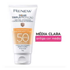 Protetor Solar Facial Avon Renew 40g na internet