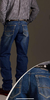 Calça jeans masculina self western CS202