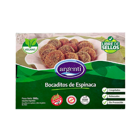 Bocaditos de Espinaca - 300 grs - Argenti