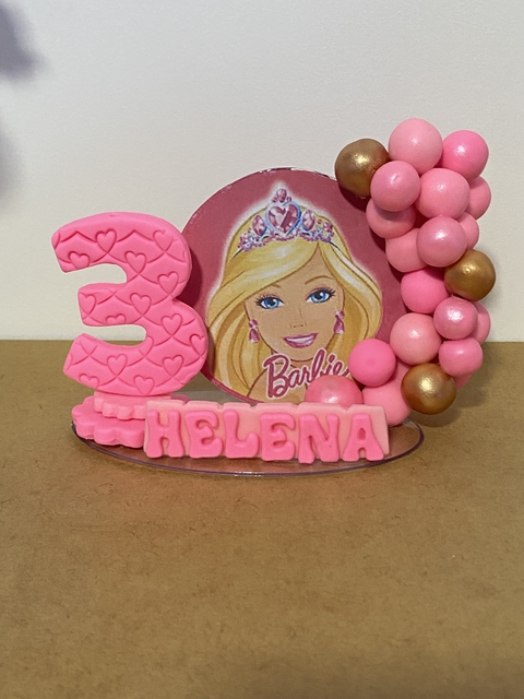 Vela cenário Barbie