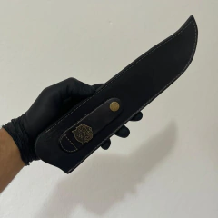 Faca 10'' Cabo Híbrido Lâmina Revolver Vazado na internet