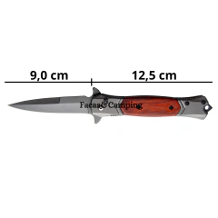 Canivete Stiletto Saque Rápido com Cabo de Madeira - comprar online