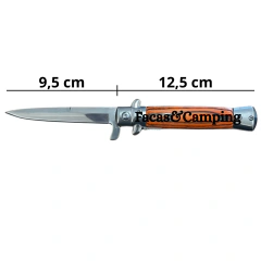 Canivete Stiletto Marrom com Saque Rápido - comprar online