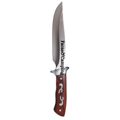 Faca Artesanal para Churrasco com Guarda em Aço Inox - Facas e Camping