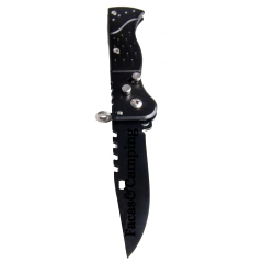 Mini Canivete Stiletto Preto Saque Rápido na internet