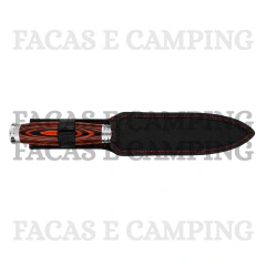 Faca Adaga Personalizada Lâmina de Aço Inox - Facas e Camping