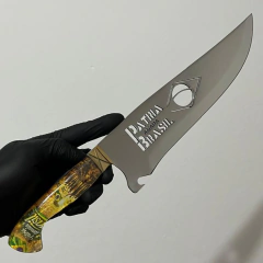 Faca 10'' Fulltang Patria Amada Brasil