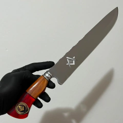 Faca Maçom 10" Cabo Híbrido Vermelho