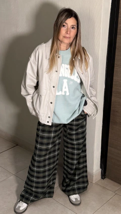 Campera cuero gris en internet