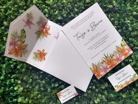 Kit Convite Tropical
