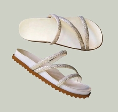 Papete 3 tiras - Beleza Feminina: Calçados Femininos Exclusivos para Você