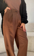 Calça alfaiataria marrom