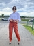 Calça Alfaiataria Mirela marrom - comprar online