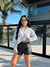 Short couro eco - loja online