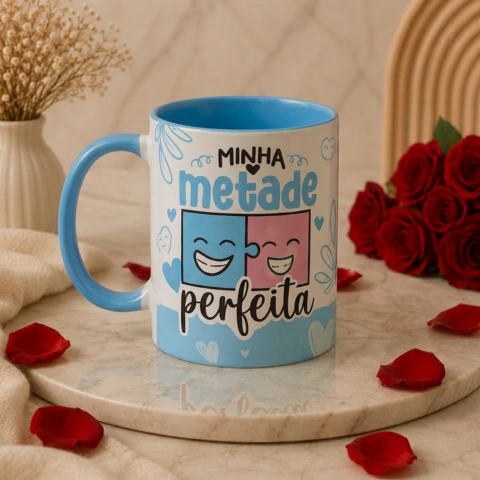 CANECA COLORIDA 325ml - DIA DOS NAMORADOS
