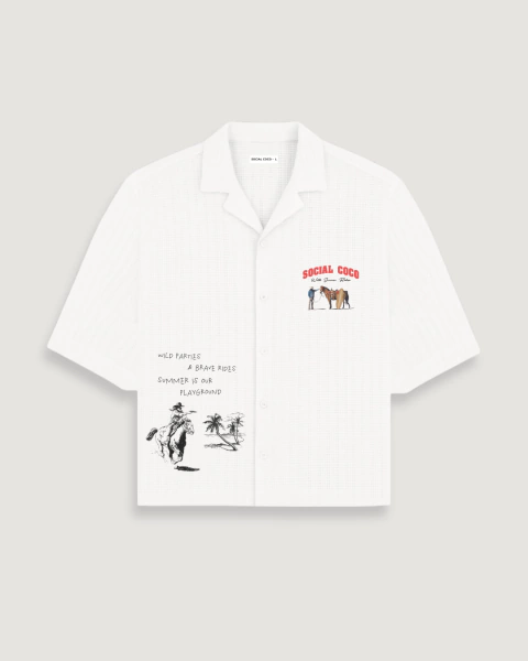 Camisa de Verano - Hot Summer Rodeo - Blanca - comprar online