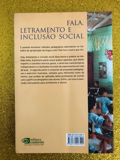 FALA, LETRAMENTO E INCLUSÃO SOCIAL (MARIA CECILIA MOLLICA) - FRETE GRÁTIS - comprar online