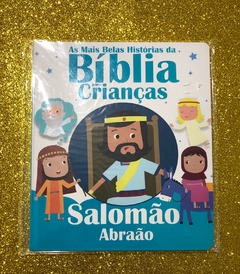AS MAIS BELAS HISTÓRIAS DA BÍBLIA PARA CRIANÇAS (SALOMÃO E ABRAÃO) - FRETE GRÁTIS