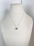 Colar Dourado com Pingente de Flor Verde e Zircônias Semi-Joias - comprar online