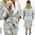 ROUPAO FEMININO SHERPA GROSSO ESTAMPADO MANGA LONGA - ESTRELA LUNAR